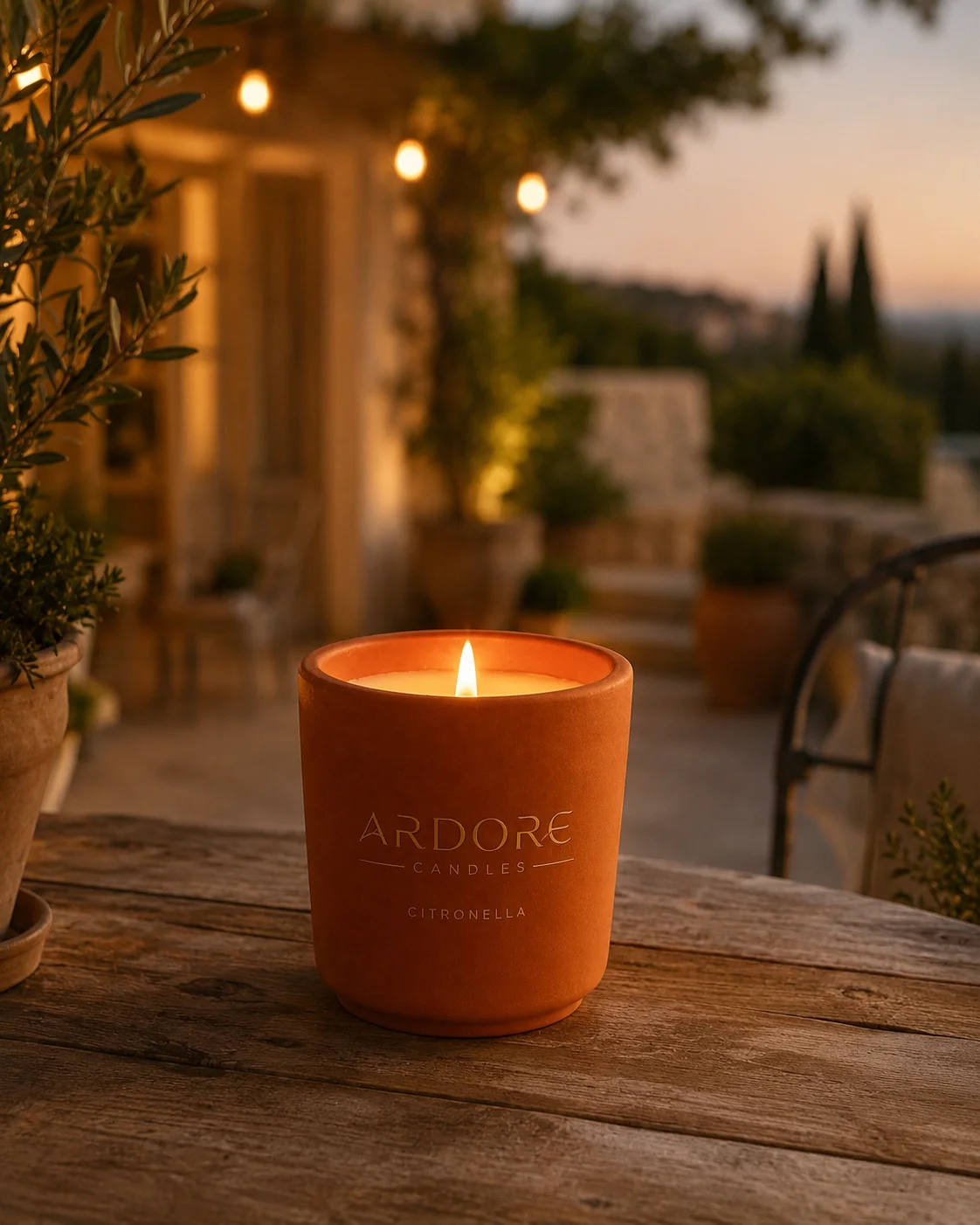 Ardore Citronella Pot